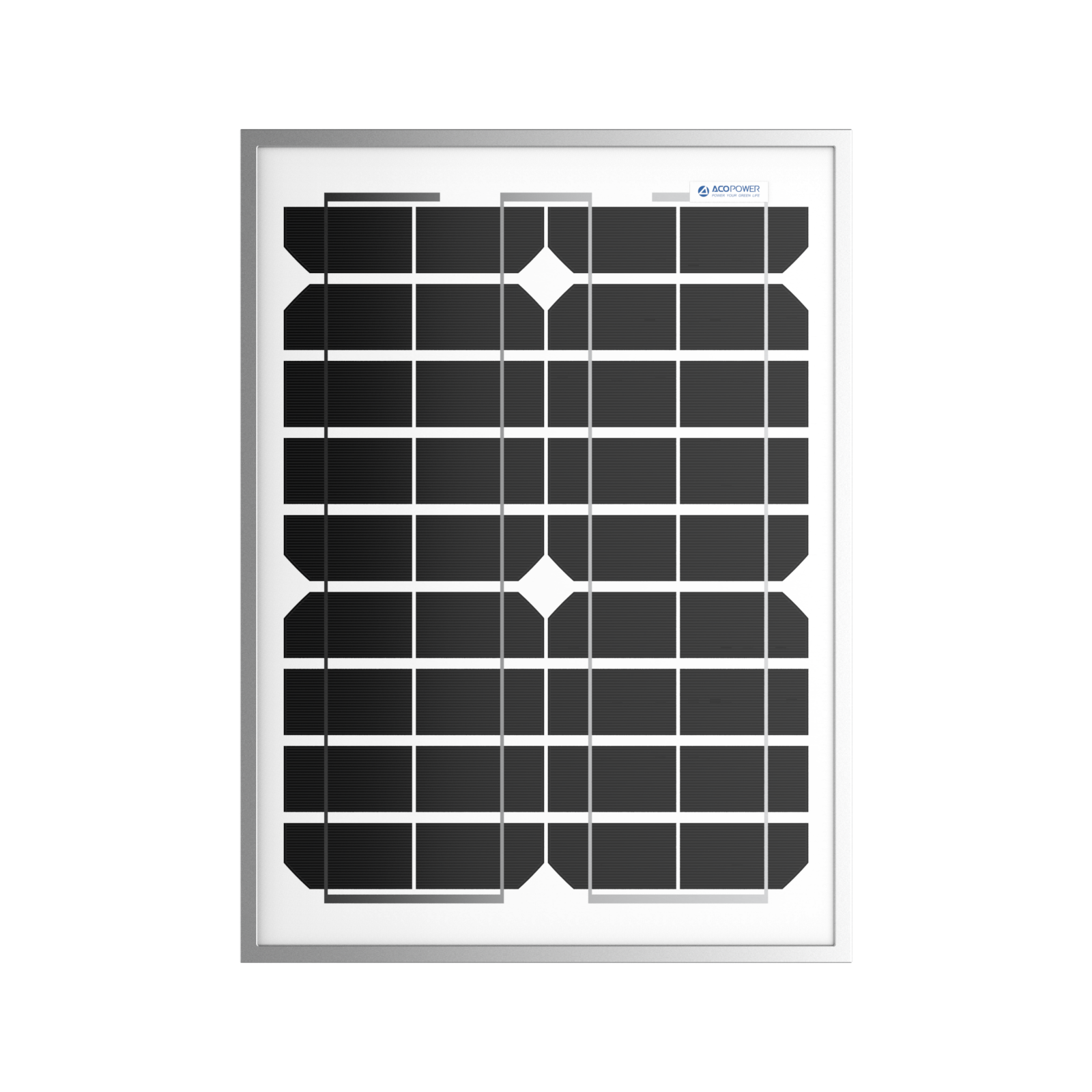 20W 12V Monocrystalline Solar Panel - Portable Power for RV, Boat & Off-Grid