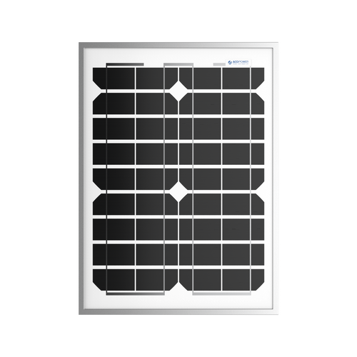 20W 12V Monocrystalline Solar Panel - Portable Power for RV, Boat & Off-Grid