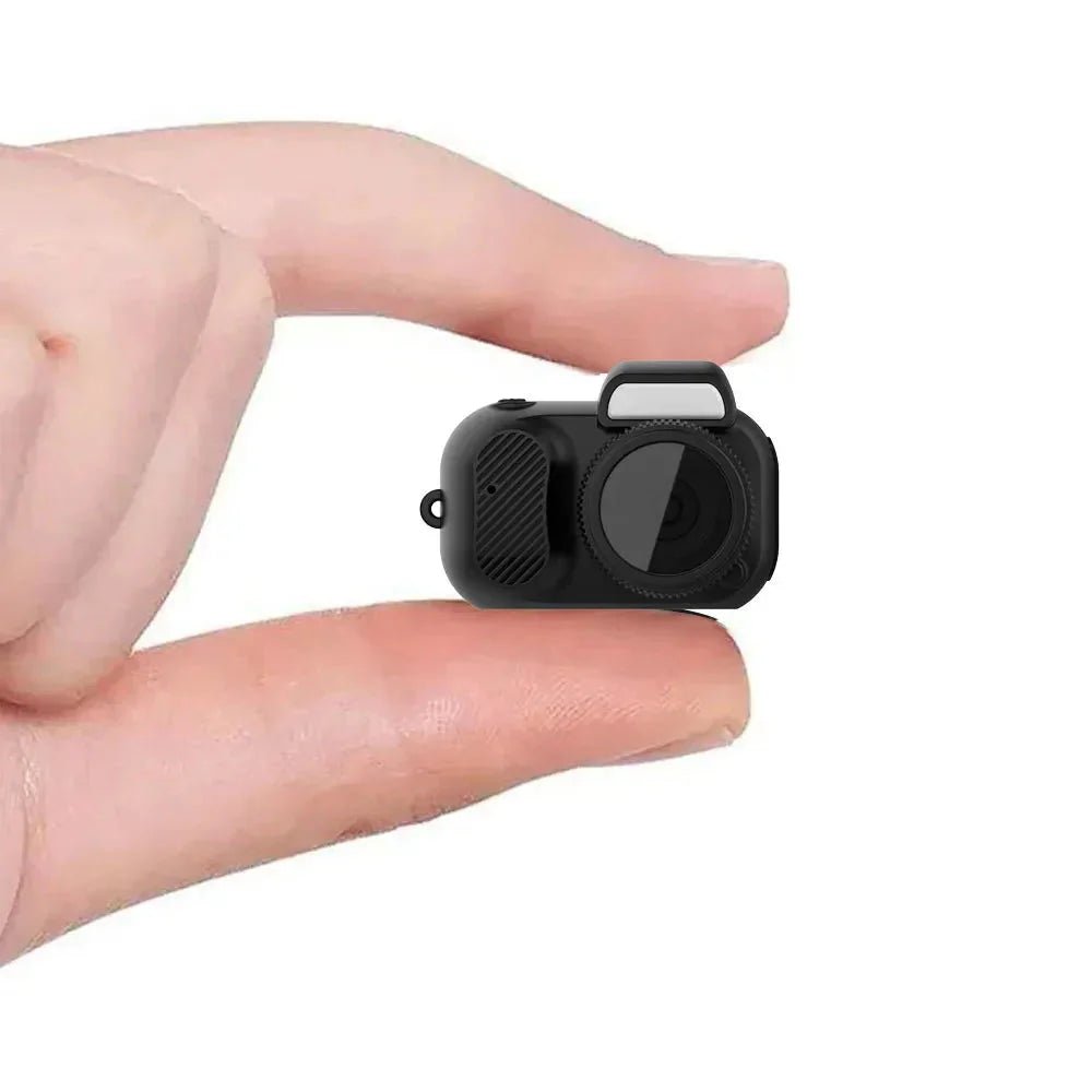 Mini Slr - Shaped 1080P Pocket DV Camera – Portable Body Cam, Action Camera with Display Screen, Loop Recording, & Filters - Electronic Accessories Outlet