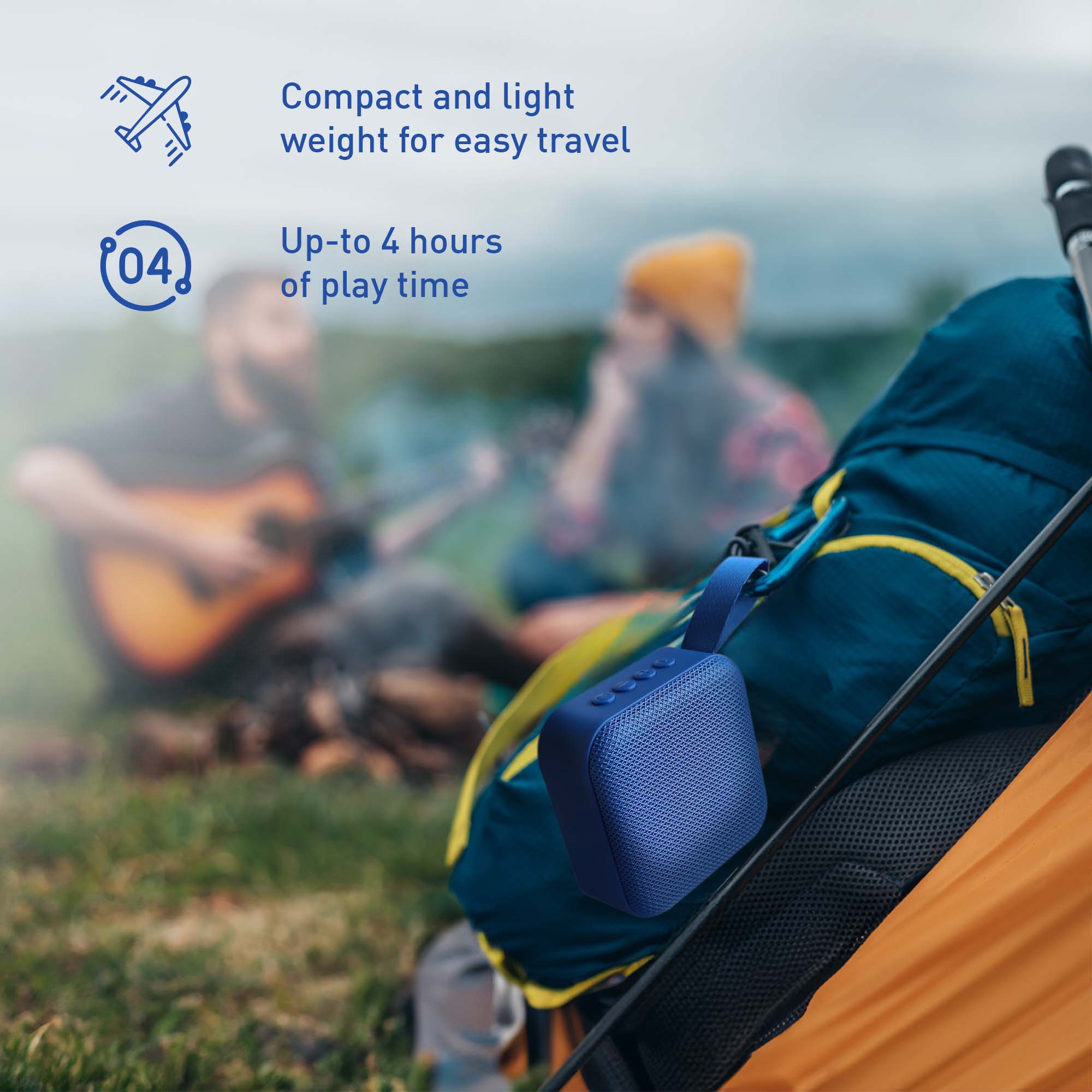 2-in-1 Water Bottle Speaker & Portable Wireless Speaker Bundle