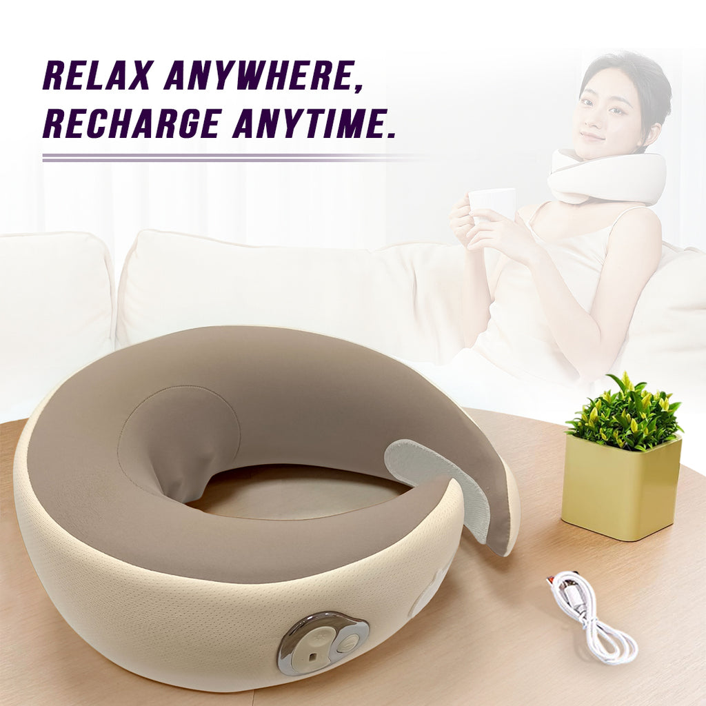 Multi-Purpose Neck Massage Pillow w/Heat