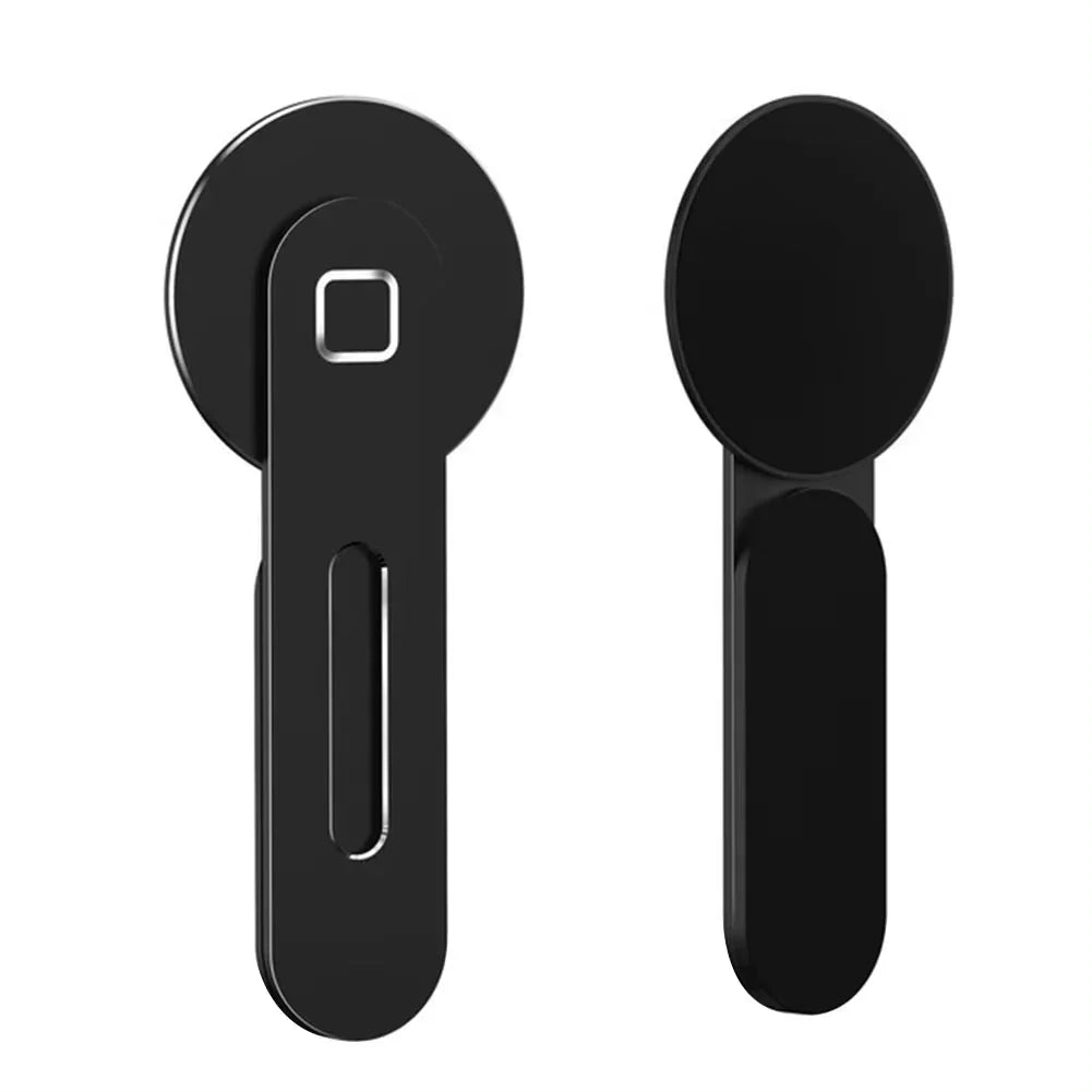 Metal Expansion Phone Stand for Laptop and Tesla Vehicles - Magnetic Folding Phone Holder with 15W Fast Charger - Electronic Accessories Outlet